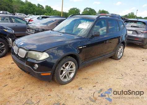 2007 BMW X3 3.0Si из США, поврежденный, VIN WBXPC93447WJ01545